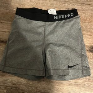 grey nike pros